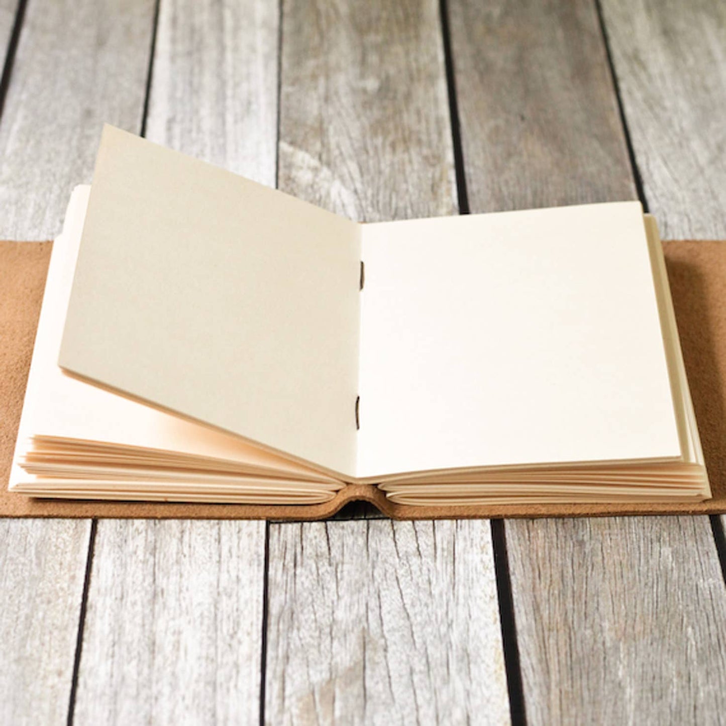 Leather Journal with Mandala Design