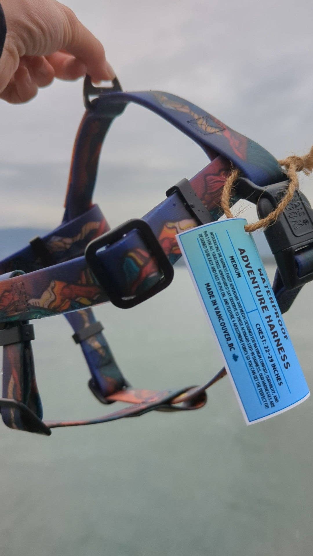 Midnight Sun Waterproof Adventure Harness: XL