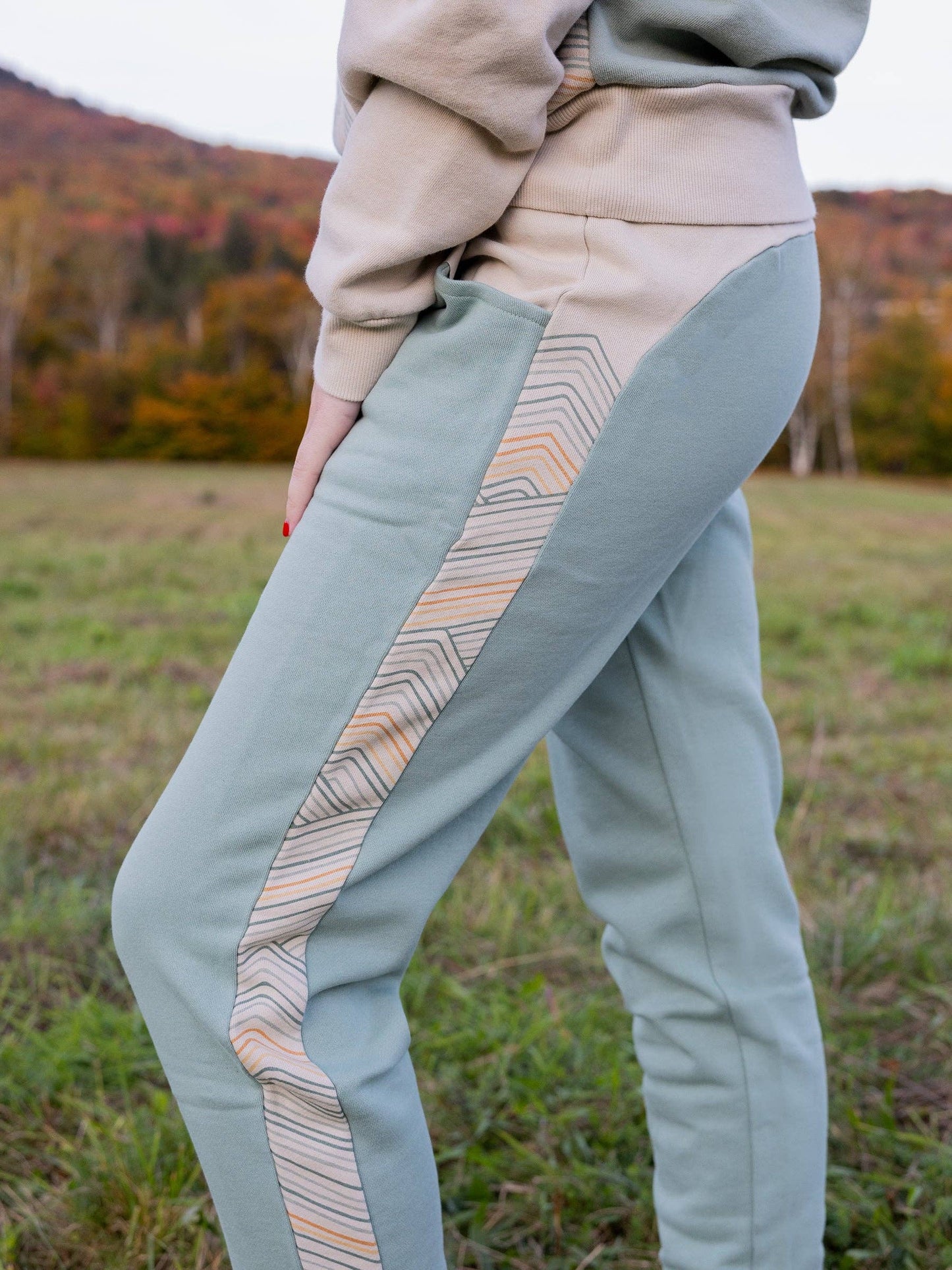 Rainbow Mountains Organic Joggers