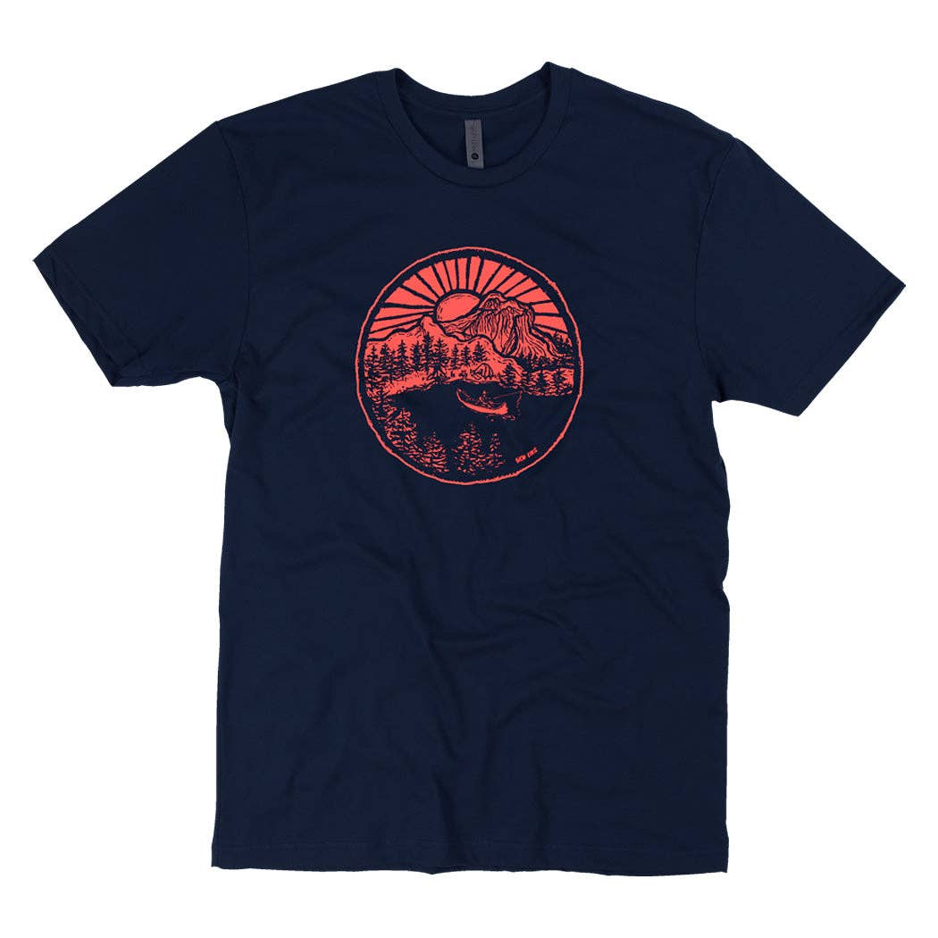 Riverside T Shirt: Navy Blue / L