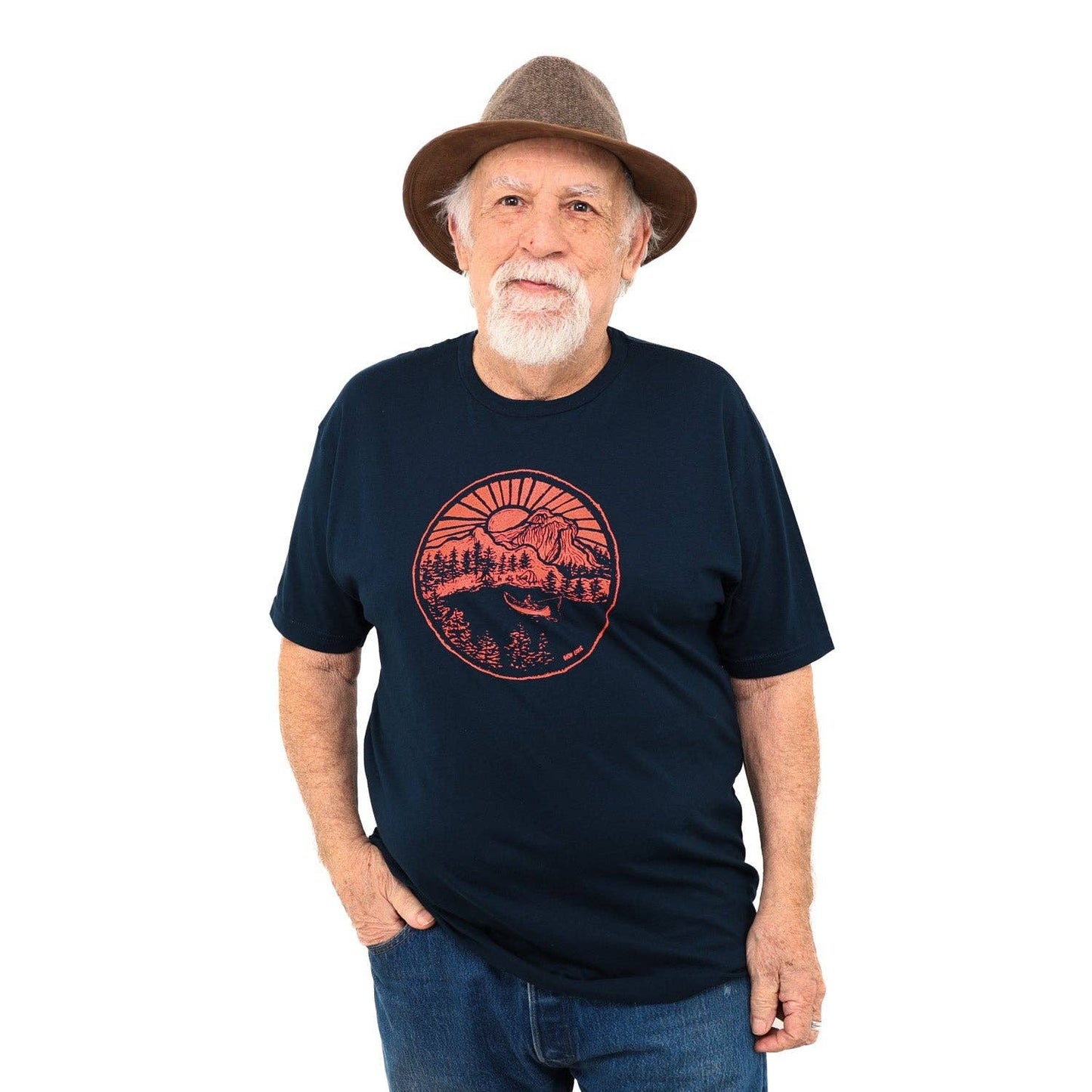 Riverside T Shirt: Navy Blue / L