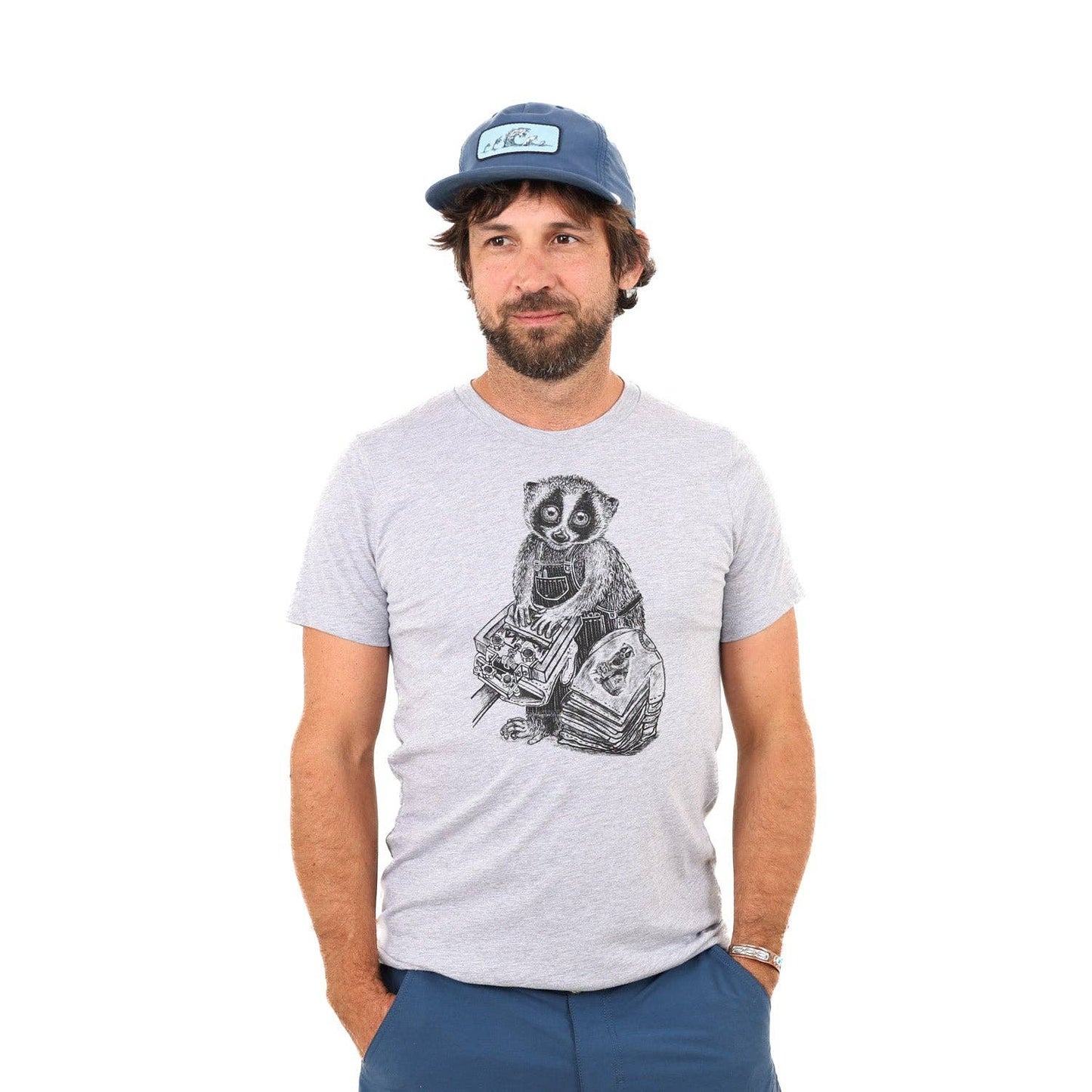 Slow Loris Studio T Shirt: Athletic Heather