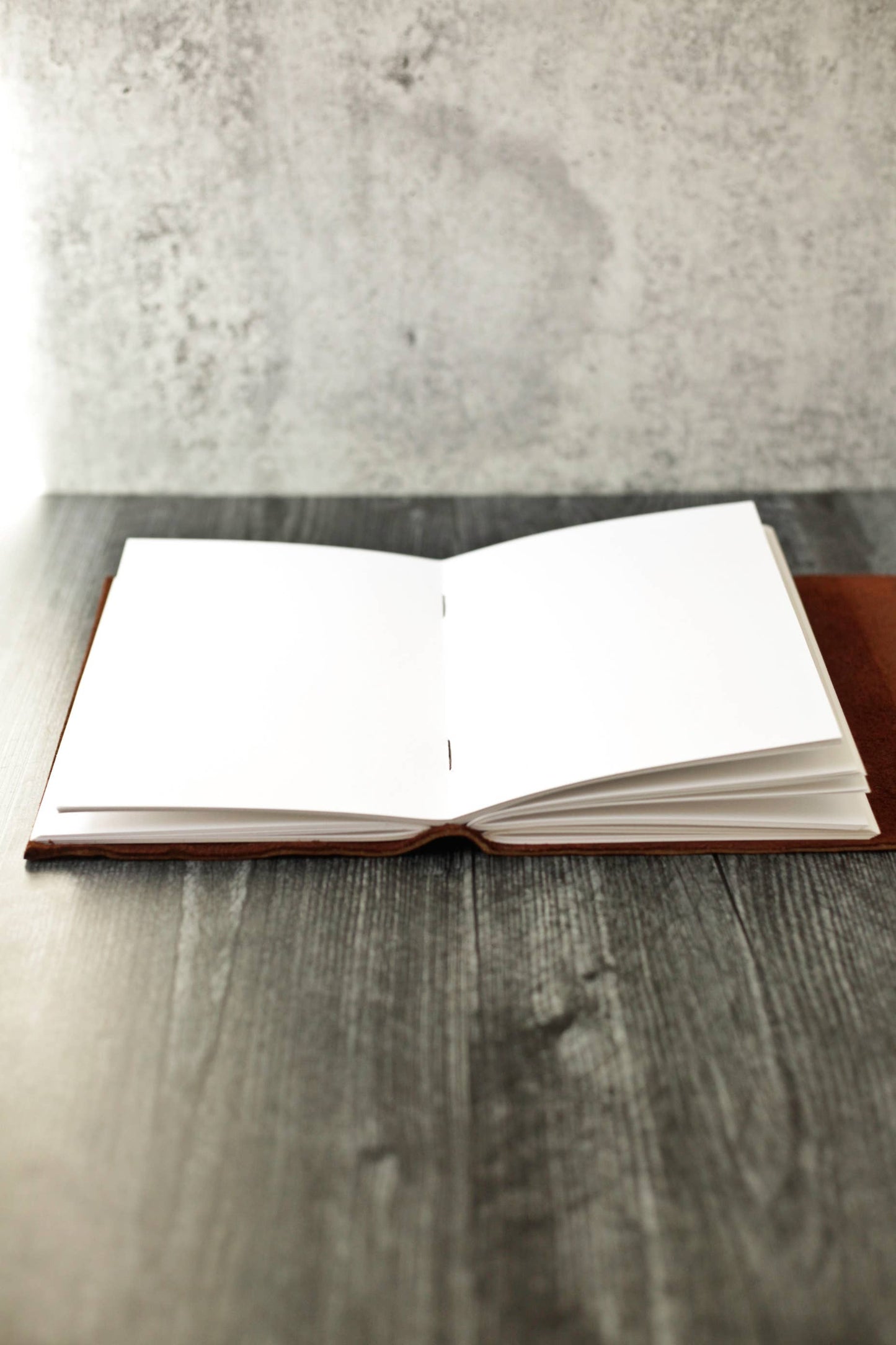 Large Leather Journal with Pine Tree