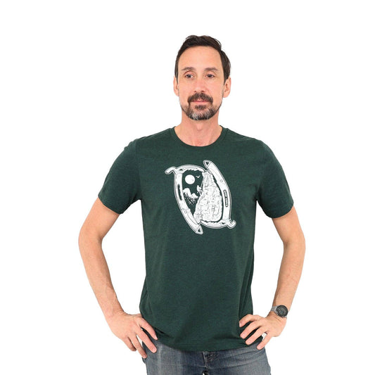 Ice Axe T Shirt: Emerald