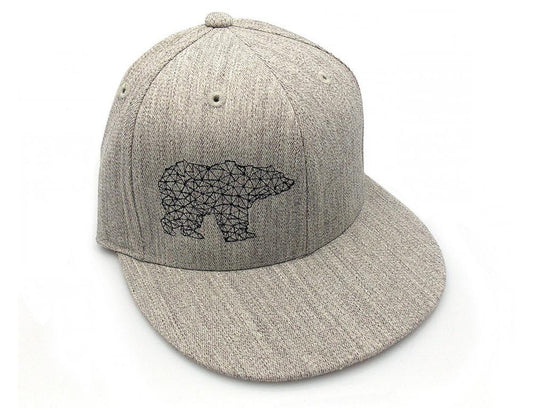 Bear Triangles - Flat Bill Snapback