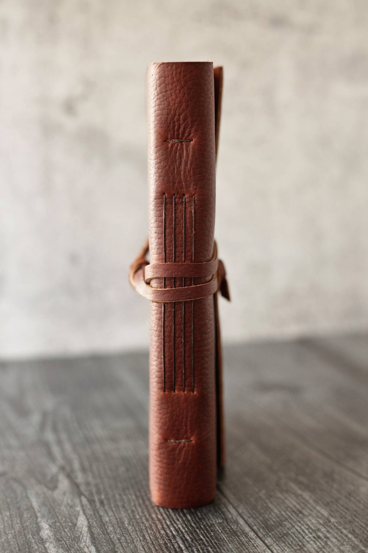 Large Leather Journal with Pine Tree