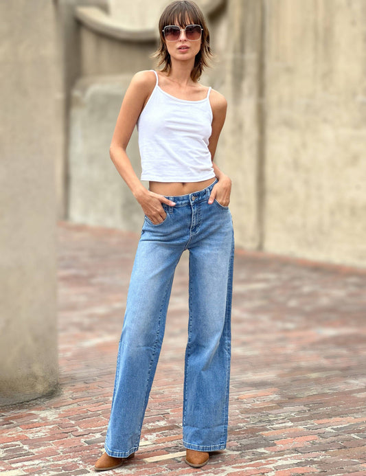 WashLab - The Relaxed Straight Jeans: Relaxed Blue